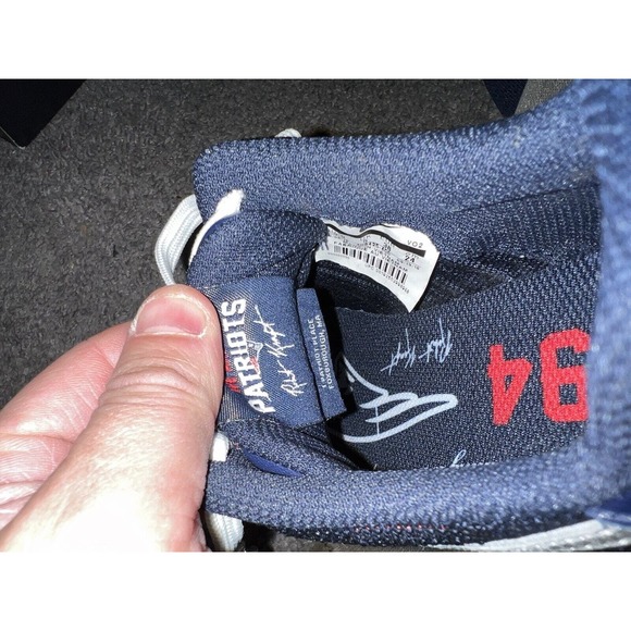 NIKE AF1 ULTRA FLYKNIT LOW RKK ROBERT KRAFT NEW ENGLAND PATRIOTS 5.5 AH8425-400 - Picture 6 of 13